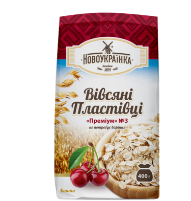 Пластівці вівсяні з вишнею